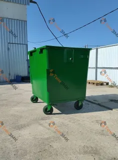 Стальной бак для мусора